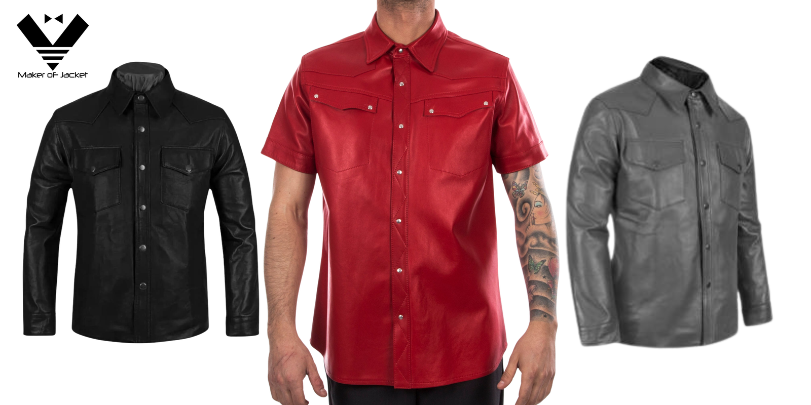 Leather shirts