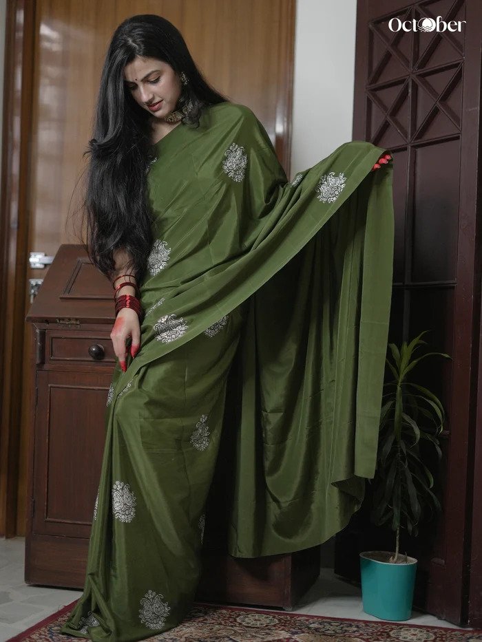 Hand Embroidery Saree