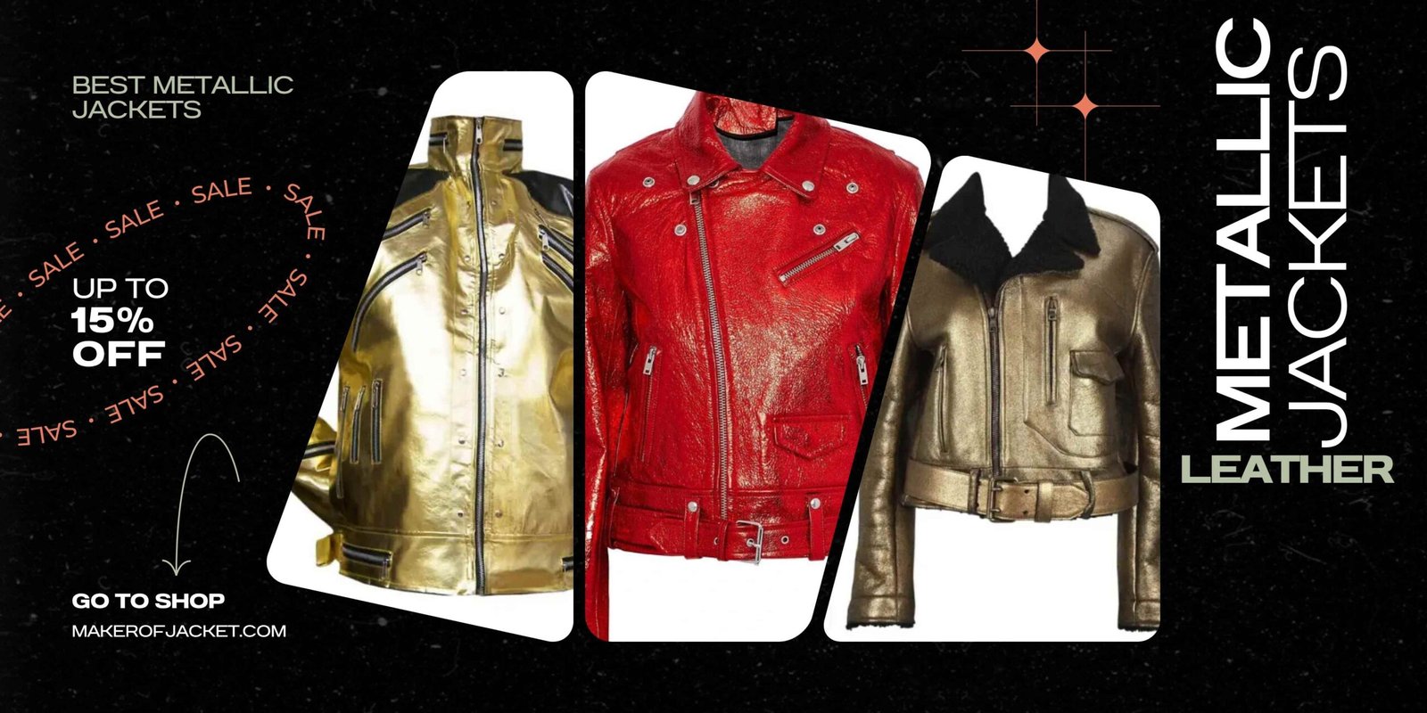 metallic jacket banner