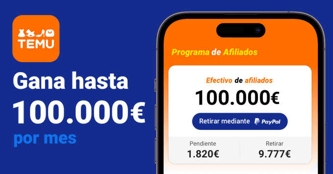 Temu: Programa de Afiliados
🚀 ¡Ayúdame a ganar al instante con solo un clic!
¡Hola, amigo! 👋 Únete a mí en el programa de afiliados de Temu, ¡sin necesidad de pagos! Solo regístrate a través de mi enlace y ganaré 60€ instantáneamente 💰 ADEMÁS, ¡tú también obtendrás recompensas gratis! 🎉
🔗 https://temu.to/k/e8ckrtzx89i