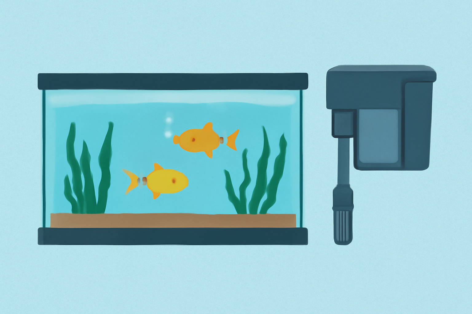 small fish tank filters