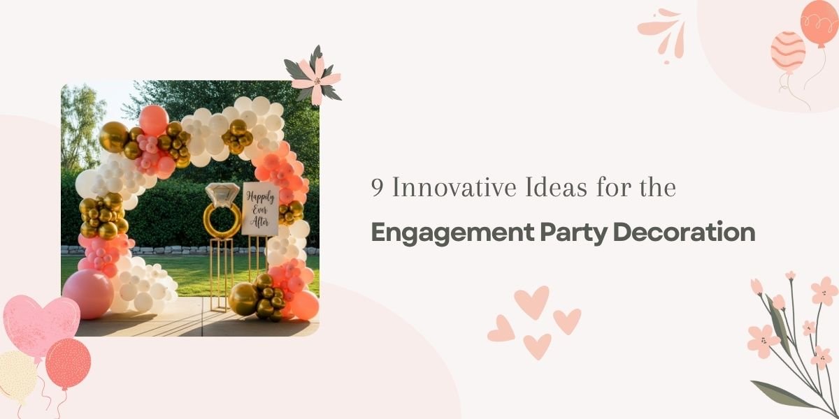 Engagement Party balloon decoration in London