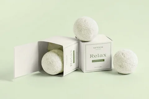 CBD bath bombs boxes
