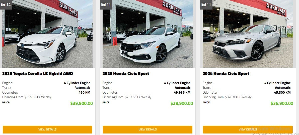 used cars for sale Prince George