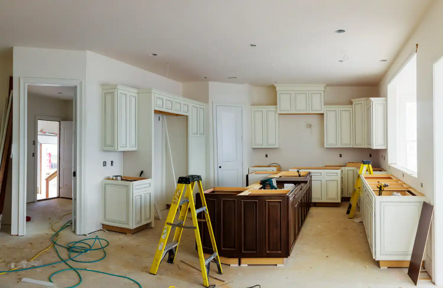 kitchen-renovation-work-is-going-in-Houston house by Mendiola-Remodeling-team.