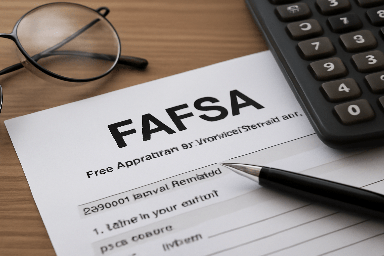 FAFSA application form showing errors and corrections for 2025 aid.