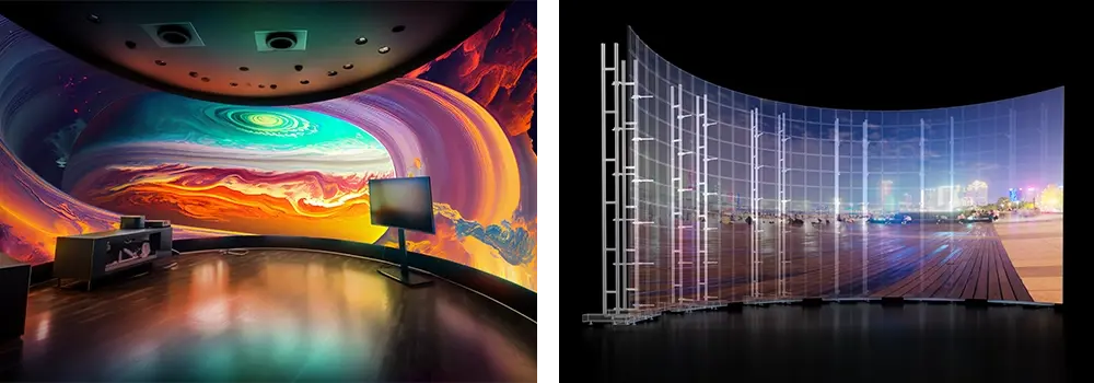 transparent LED film screen