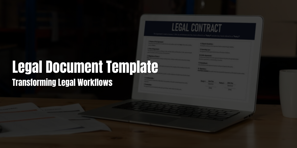 Legal Document Template: Transforming Legal Workflows
