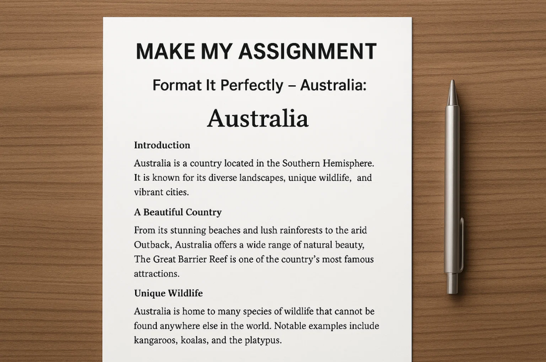 Make My Assignment