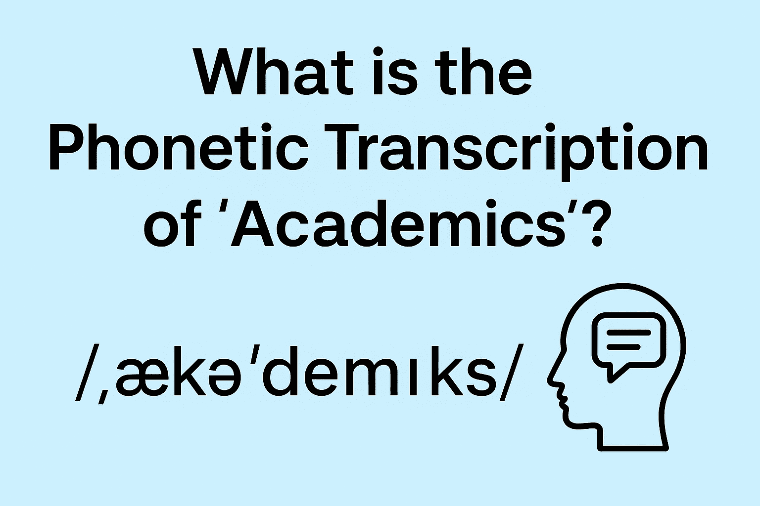 Phonetic Transcription