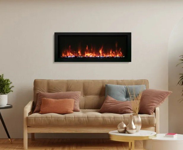 Electric fireplace inserts