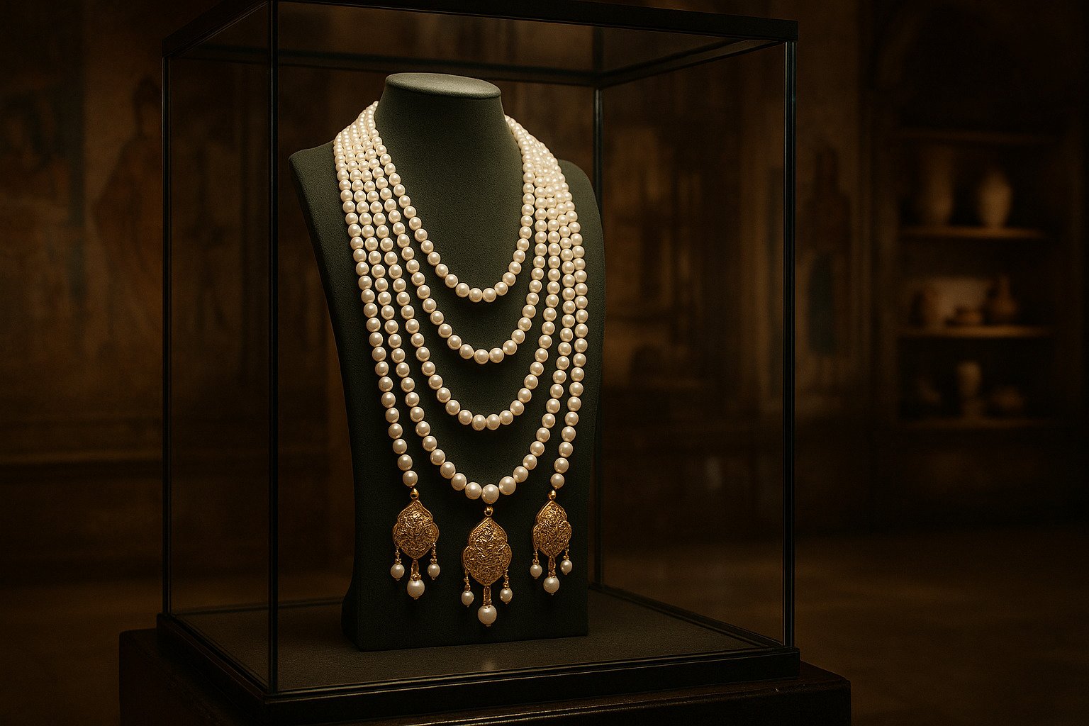 Bridal Pearl Rani Haar Set