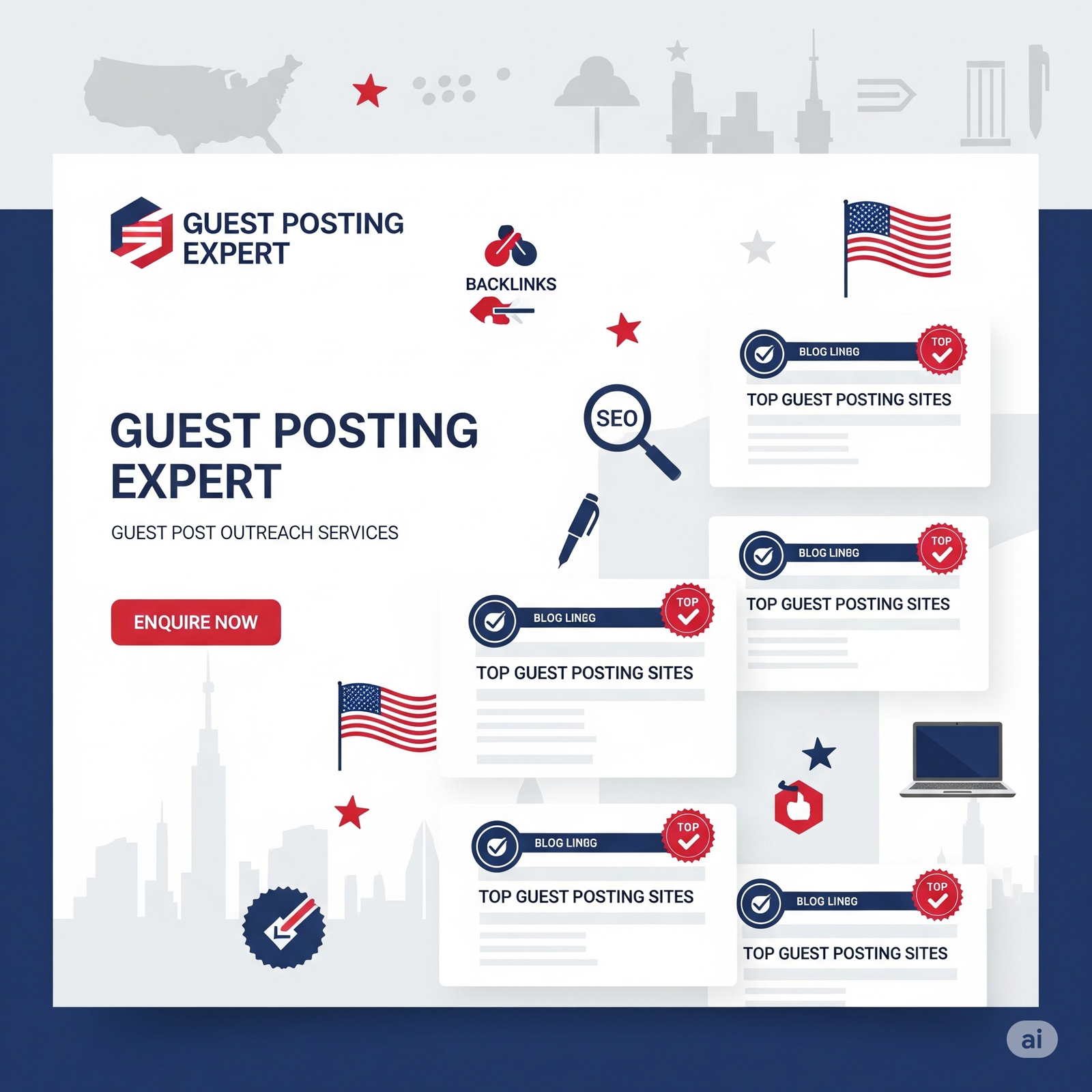 Guest posting service for digital marketing