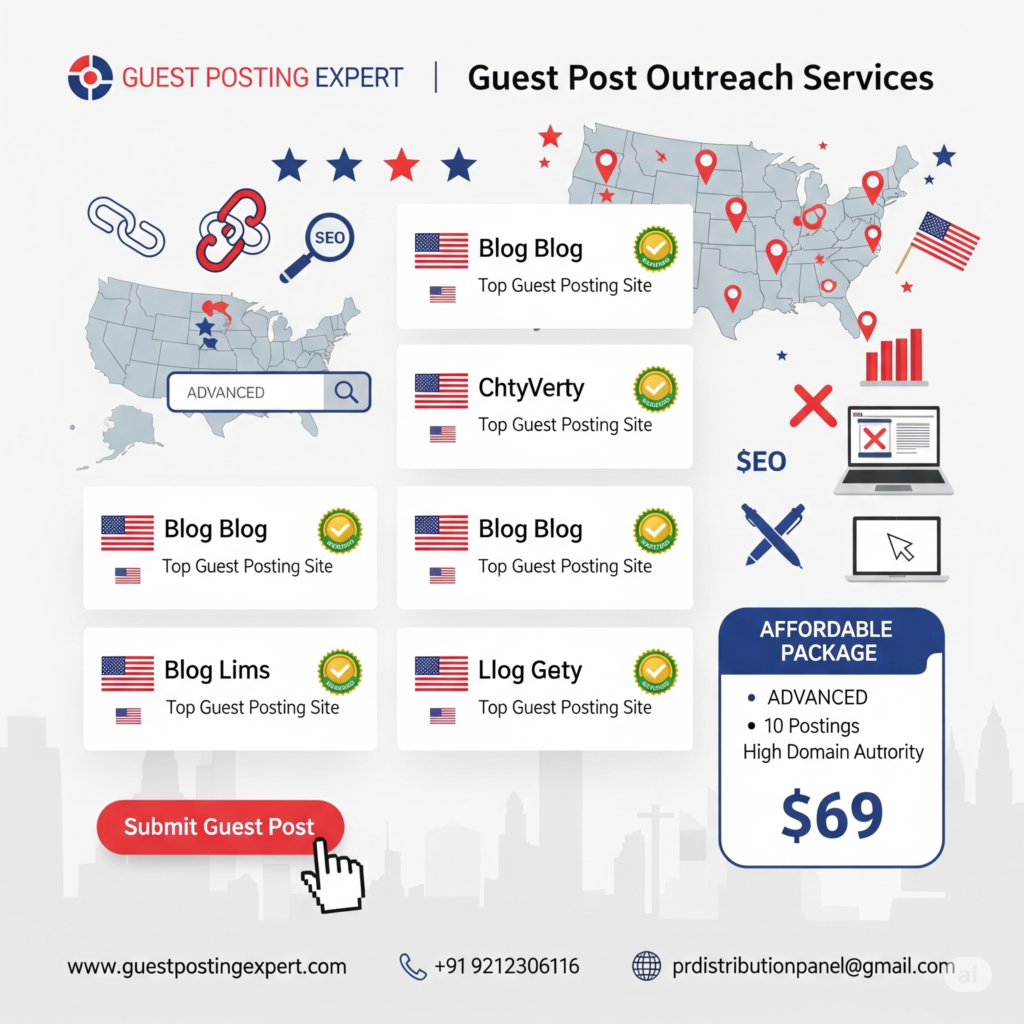 Drive traffic, build authority, and improve rankings with Guest Posting Expert’s guest post outreach service. High authority sites, dofollow links, and contextual backlinks.