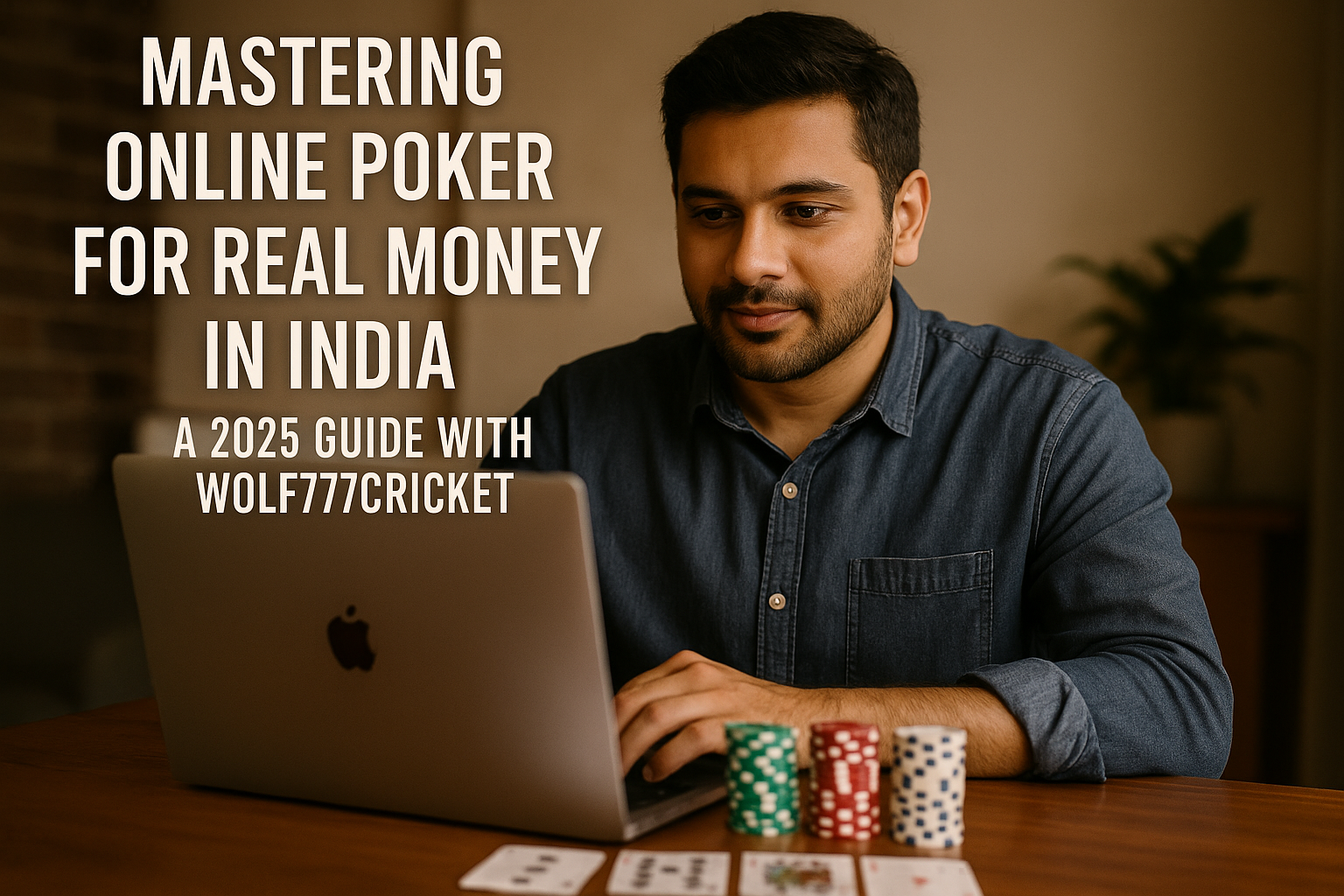 "Mastering Online Poker for Real Money in India: A 2025 Guide with Wolf777Cricket"