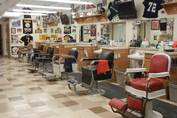 Barbershop open late near me