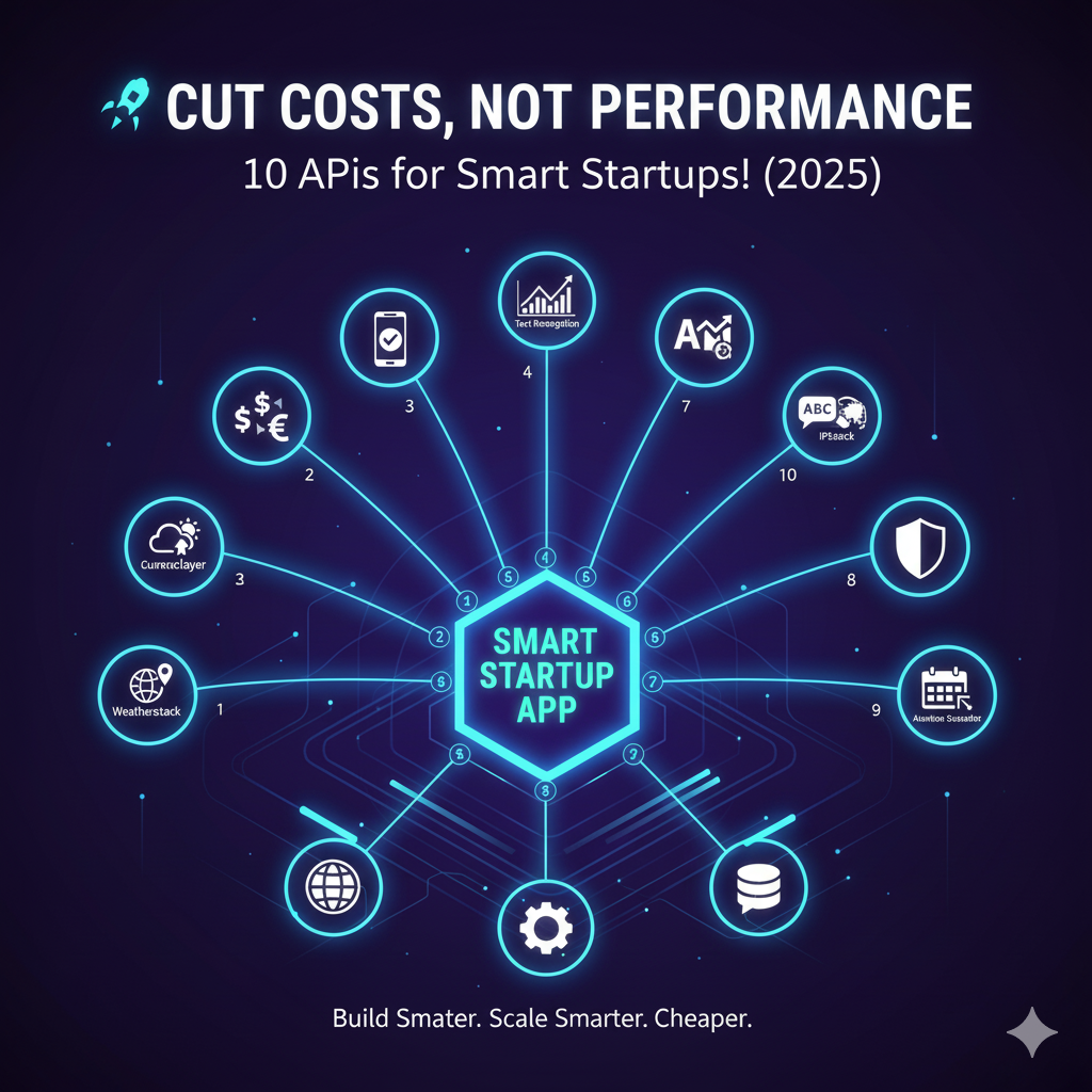 Cut Costs, Not Performance: 10 APIs for Smart Startups!