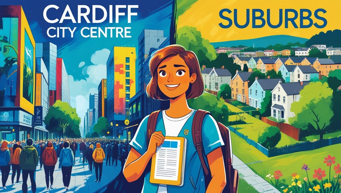 Cardiff City Center vs Subburbs for student